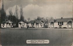 Hampton's Cabin Court Restaurant and Service Station Hinckley, IL Postcard Postcard Postcard