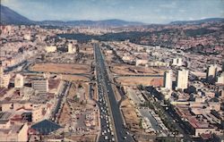 Aerial View of Bolivar Avenue Postcard