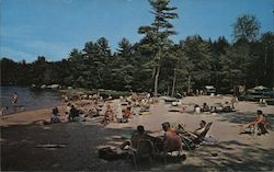 Keoka Beach Camping Area, Route 35 Postcard