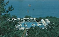 The Pool at Black Point Inn Prouts Neck, ME Postcard Postcard Postcard