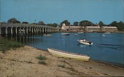 A View of Bass River and the Bridge Postcard