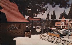 Looking toward the beautiful beach at Lake Arrowhead Postcard