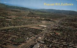 Aerial View Pleasant Hill, CA Postcard Postcard Postcard