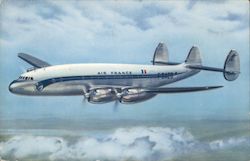 Air France Lockheed Constellation Aircraft Postcard Postcard Postcard