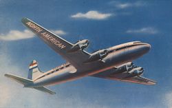 4-Engine Skymaster - North American Airlines Postcard