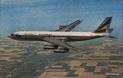 Boeing 707 Intercontinental Fan Jet Postcard