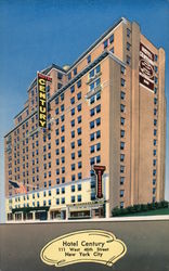Hotel Century New York City, NY Postcard Postcard Postcard