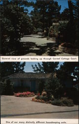 Carmel Cottage Court, General view of grounds Postcard