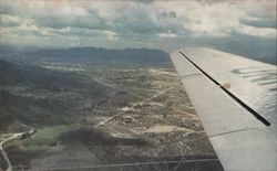 The scenic beauty of vistas from Mainliner windows over United's Main Line Airway Postcard