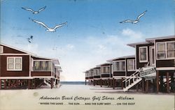 Ashwander Beach Cottages Gulf Shores, AL Postcard Postcard Postcard