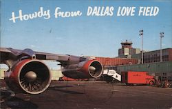 Howdy from Dallas Love Field Texas Postcard Postcard Postcard