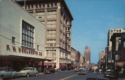 Main Street, Looking North Postcard