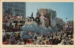 Mardi Gras Float New Orleans, LA Postcard Postcard Postcard
