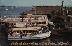 Ports of Call Village, Berth 77 Los Angeles Harbor Postcard