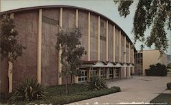 Auditorium, Cal-Poly College Postcard