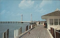 Drawbridge Across Frederica River Brunswick, GA Postcard Postcard Postcard