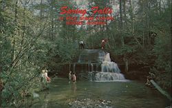 Spring Falls at Rock Bridge Canyon Postcard