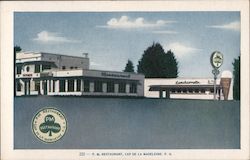 P.M. Restaurant Postcard