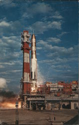 Martin Titan ICBM Missile Postcard
