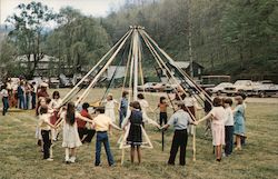 Hindman Settlement School May Pole Kentucky Postcard Postcard Postcard