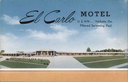 El Carlo Motel Postcard