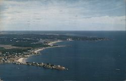 Three Crescents, Public Beaches Postcard