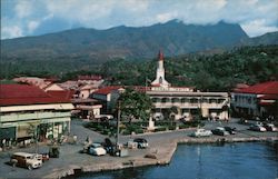A Glimpse of Papeete Postcard