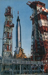 Mercury Atlas Vehicle MA-7 Space & Rockets Postcard Postcard Postcard