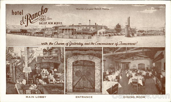 Hotel El-Rancho Gallup New Mexico
