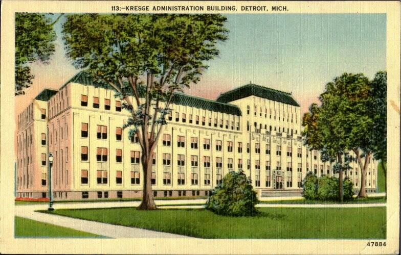 Kresge Administration Building Detroit Michigan