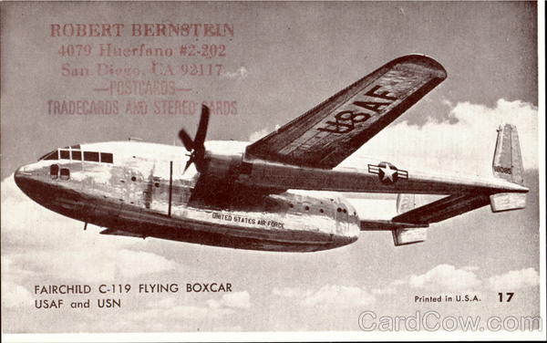 Fairchild C-119 Flying Boxcar Suave And Sun Aircraft