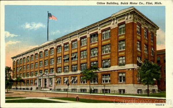 Office Building Buick Motor Co. Flint Michigan