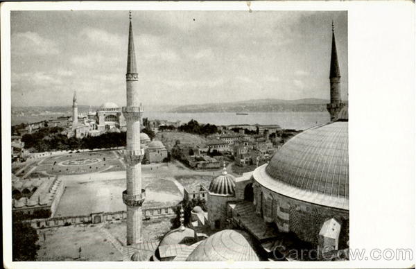 View From A Minaret Istanbul Turkey 1939 NY World's Fair
