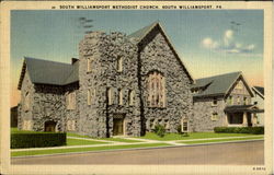 South Williamsport Methodist Church Pennsylvania Postcard Postcard