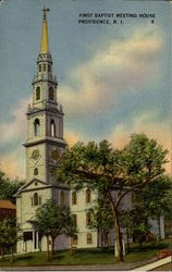 First Baptist Meeting House Postcard