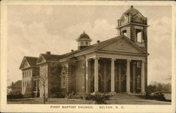 First Baptist Church Belton, SC Postcard Postcard