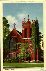 Episcopal Church Camden, SC Postcard Postcard