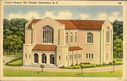 Cadet Chapel The Citadel Charleston, SC Postcard Postcard