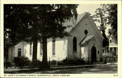 St. Luke's Lutheran Church Summerville, SC Postcard Postcard