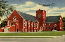 Saint John's Lutheran Church Spartanburg, SC Postcard Postcard