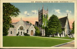 Episcopal Church Of The Advent Spartanburg, SC Postcard Postcard