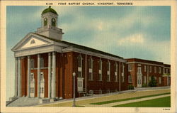 First Baptist Church Postcard