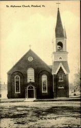 St. Alphonsus Church Pittsford, VT Postcard Postcard