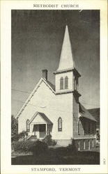 Methodist Church Stamford, VT Postcard Postcard