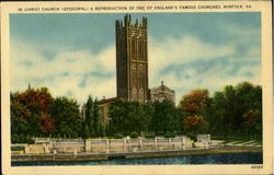 Christ Church Norfolk, VA Postcard Postcard