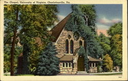 The Chapel, University of Virginia Postcard