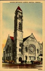 Epworth Methodist Church Norfolk, VA Postcard Postcard