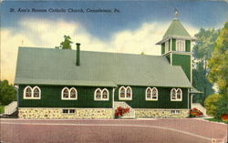 St. Ann's Roman Catholic Church Canadensis, PA Postcard Postcard