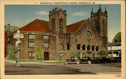 Brookville Presbyterian Church Pennsylvania Postcard Postcard
