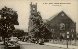 Reformed Church, W. Phila Avenue Boyertown, PA Postcard Postcard